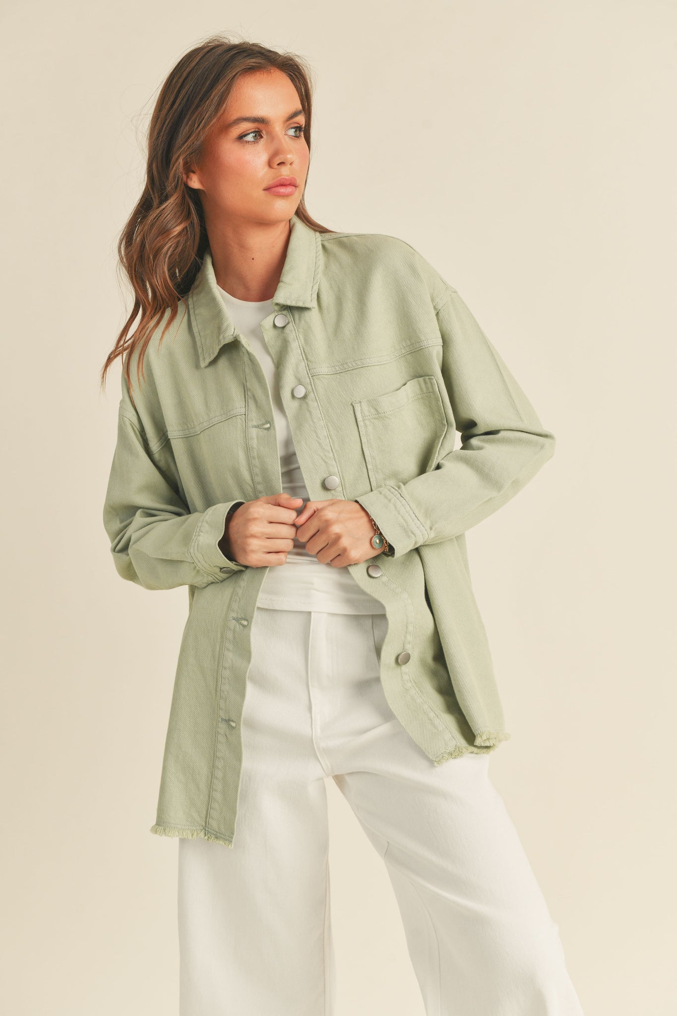 Light Weight Jacket in Sage