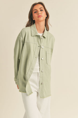 Light Weight Jacket in Sage
