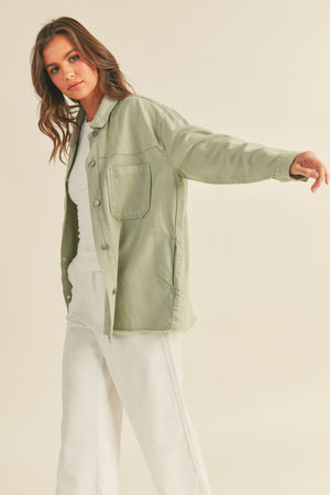 Light Weight Jacket in Sage