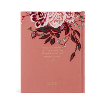 CSB Journaling Bible: Rosedal Theme (Embroidered)