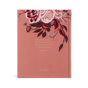 CSB Journaling Bible: Rosedal Theme (Embroidered)
