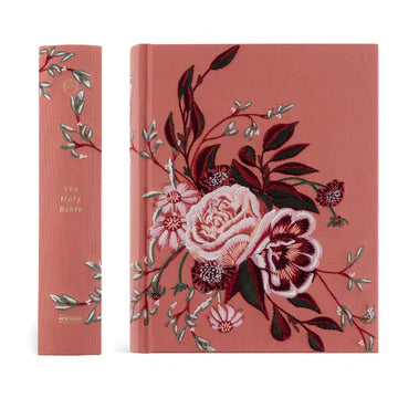 CSB Journaling Bible: Rosedal Theme (Embroidered)