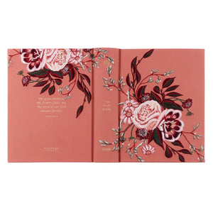CSB Journaling Bible: Rosedal Theme (Embroidered)