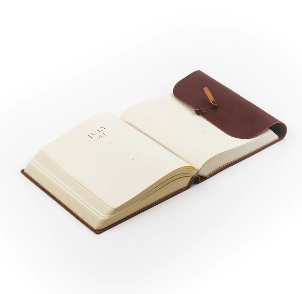 Genuine Leather One Thing I Ask | 5-Year Prayer Journal: Luxembourg Theme