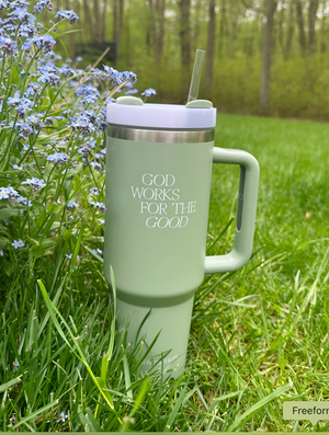 God Works for the Good Tumbler
