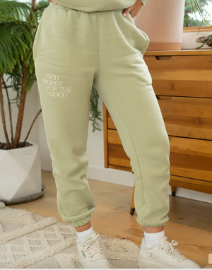 "God Works for the Good" Unisex Sweatpant