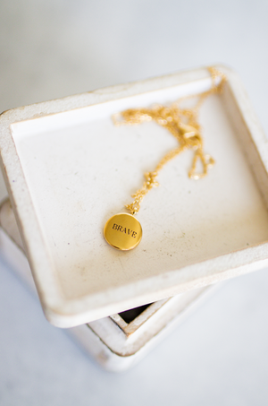 Brave Pendant Necklace (Two Colors)