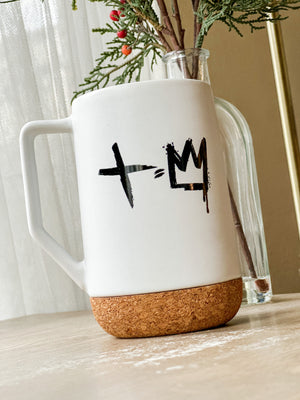 "Jesus Is King" Cork Bottom Mug
