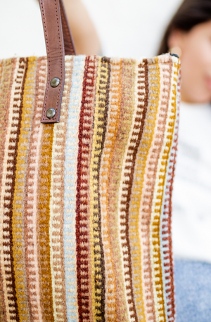 Oaxaca Collection | Genuine Wool Purse in Brown
