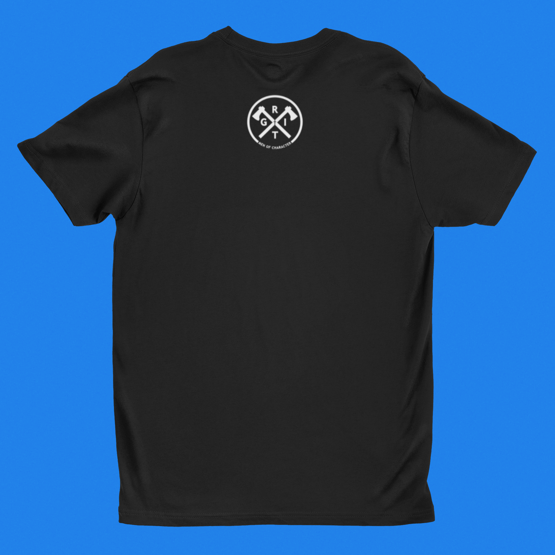 "No Grit, No Glory" Tee in Black